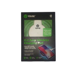 U-YOUSE 2.4 Amp Wireless Changing Pad for Smartphones IPhone X Samsung Galaxy